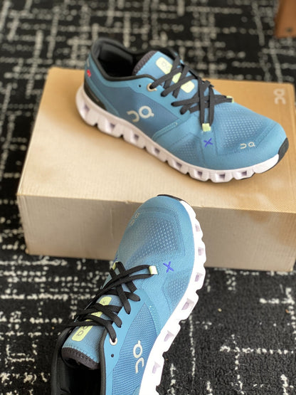 Cloud X 3 Training Sneakers Light Blue White Breathable Mesh Sport Shoes Unisex