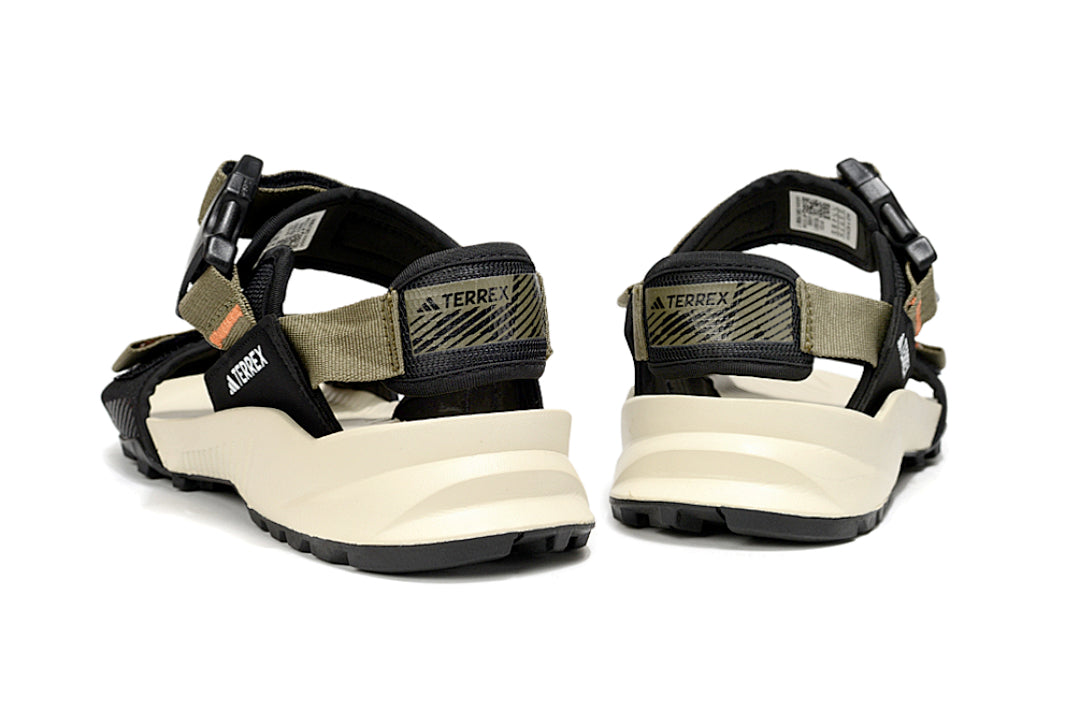 Adidas Terrex Hydroterra Sandals 'Olive Strata Core Black Wonder Beige JQ2236