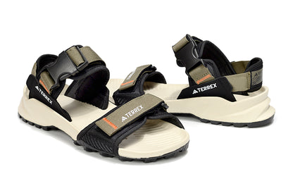 Adidas Terrex Hydroterra Sandals 'Olive Strata Core Black Wonder Beige JQ2236
