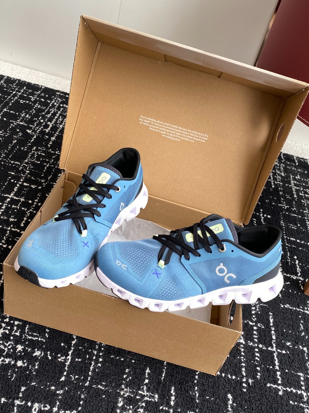 Cloud X 3 Training Sneakers Light Blue White Breathable Mesh Sport Shoes Unisex