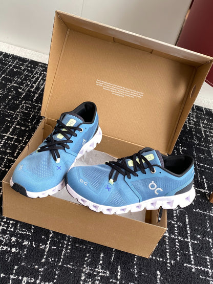 Cloud X 3 Training Sneakers Light Blue White Breathable Mesh Sport Shoes Unisex