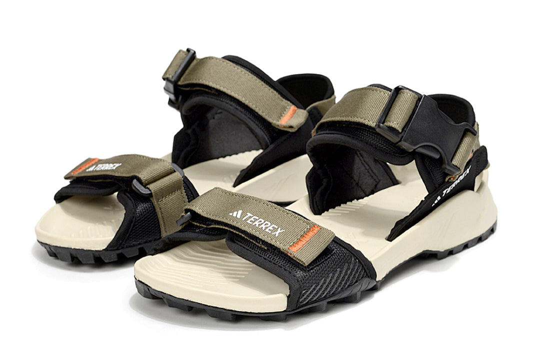 Adidas Terrex Hydroterra Sandals 'Olive Strata Core Black Wonder Beige JQ2236