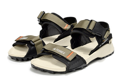 Adidas Terrex Hydroterra Sandals 'Olive Strata Core Black Wonder Beige JQ2236