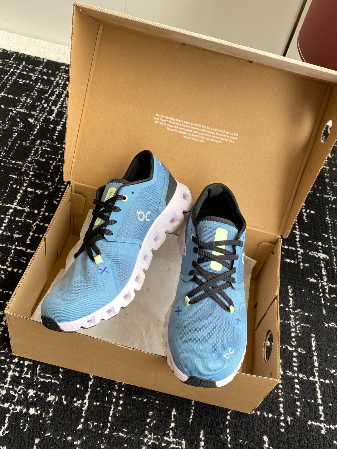 Cloud X 3 Training Sneakers Light Blue White Breathable Mesh Sport Shoes Unisex