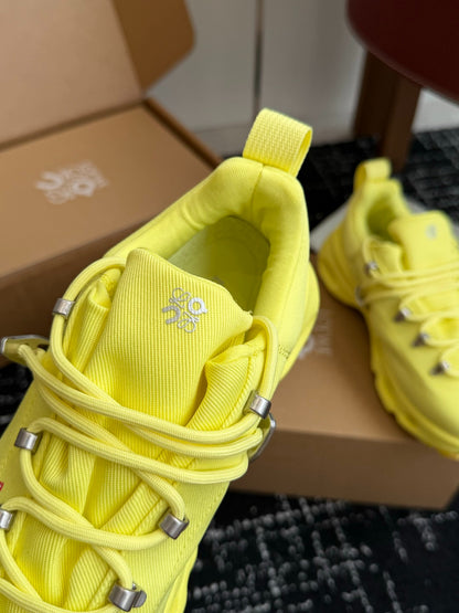 On x Loewe Cloudtilt Bright Yellow Co-branded Cloud Cushion Outdoor Hiking Trail Shoes