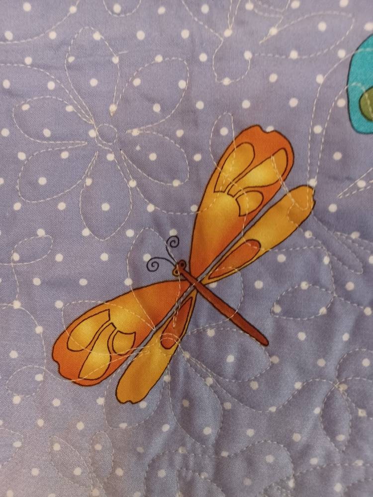 Quilt - My Garden - baby quilt/wall hanging