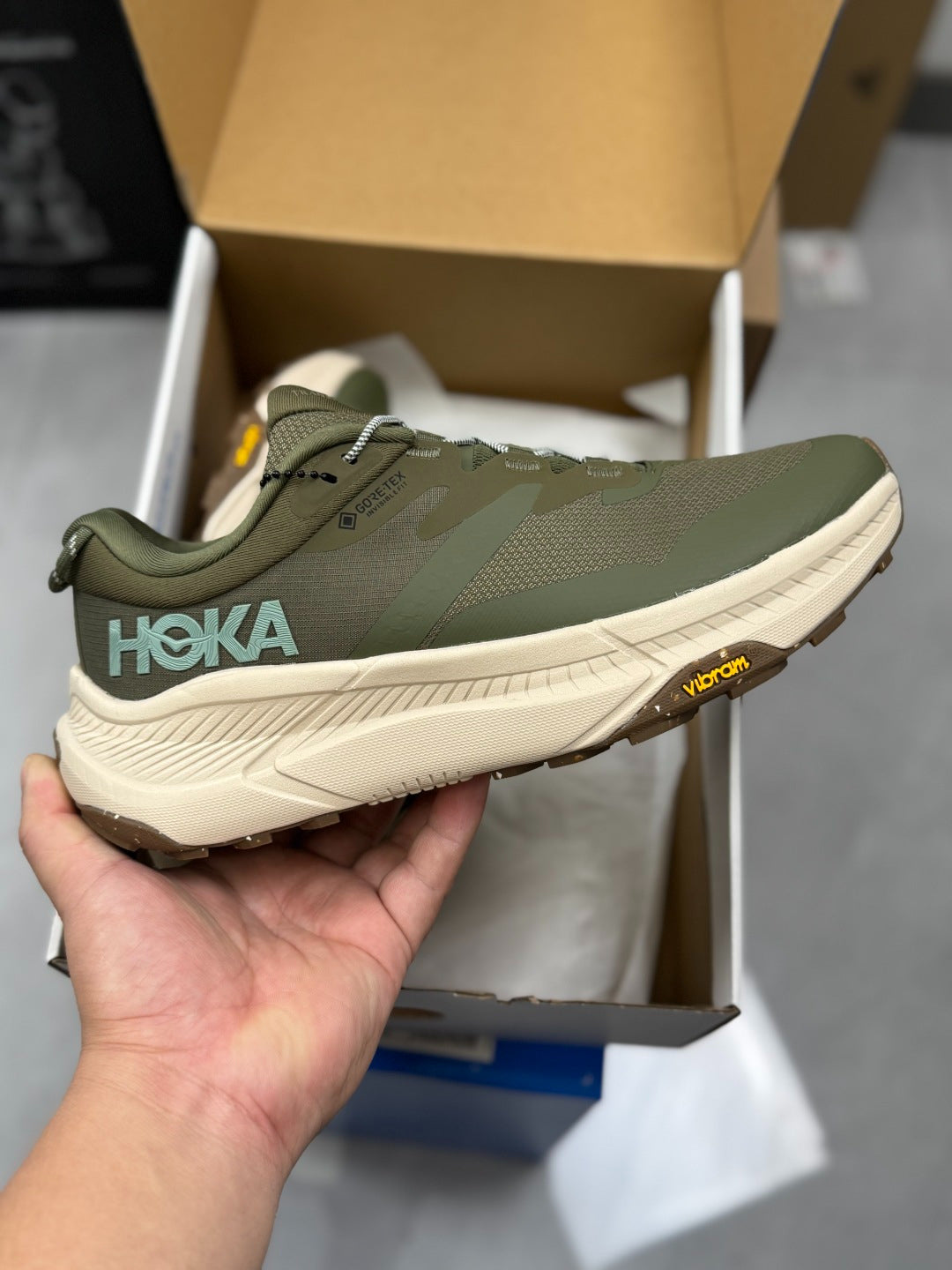 Hoka Transport GTX Olive green | Army green