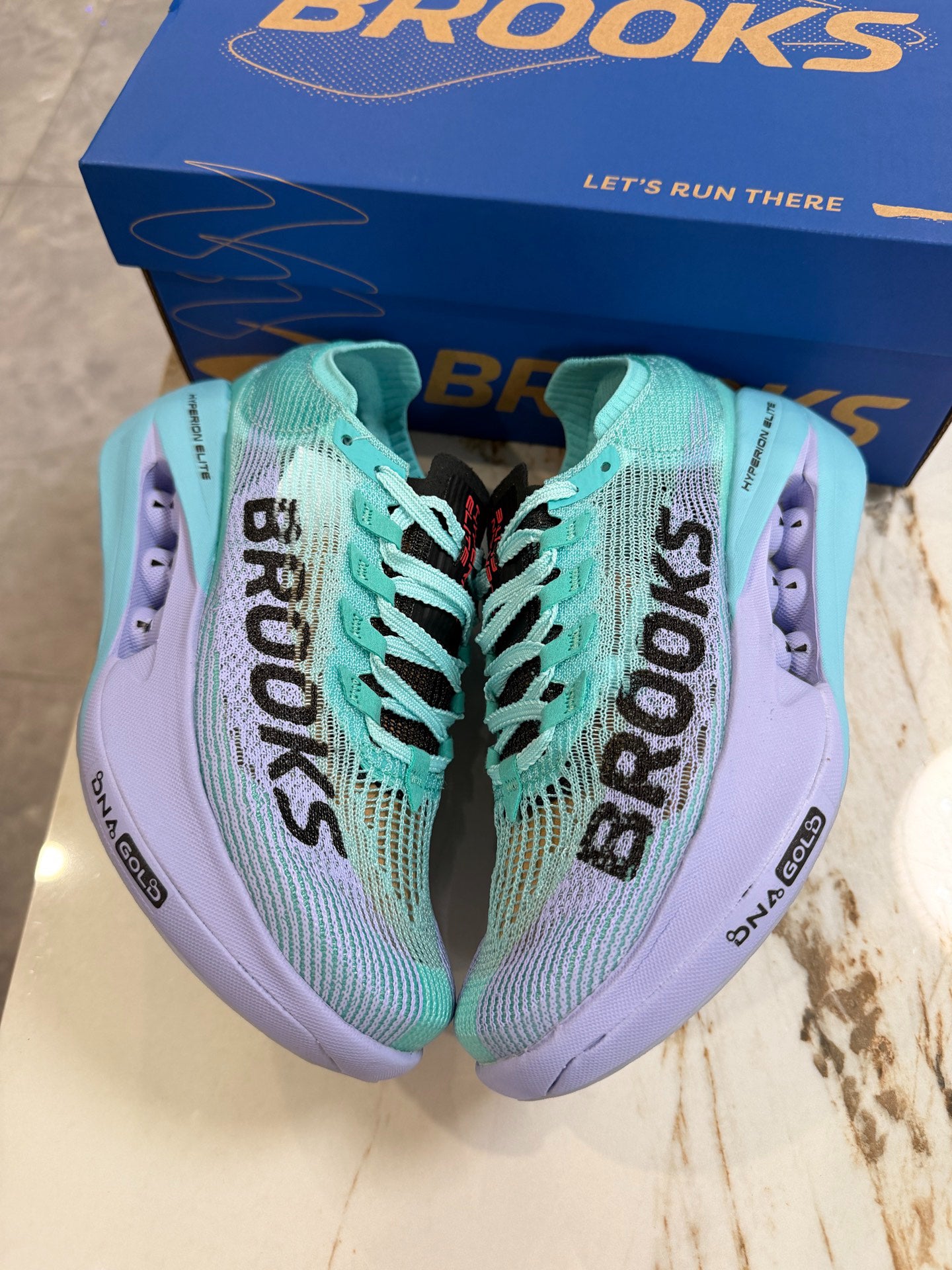 Brooks Unisex Hyperion Elite 5 Carbon-Plated Road Racing Shoes Teal