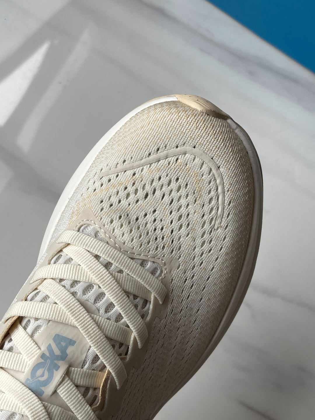 Hoka Rincon 4 Running Shoe Silver Gray | Beige