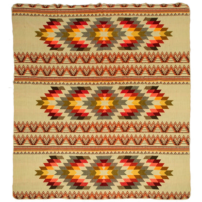 Alpaca wool blanket | Large blanket | Picnic blanket | Bed throws | Wool throw | Reversible blanket | Outdoor blanket | Antisana Orange