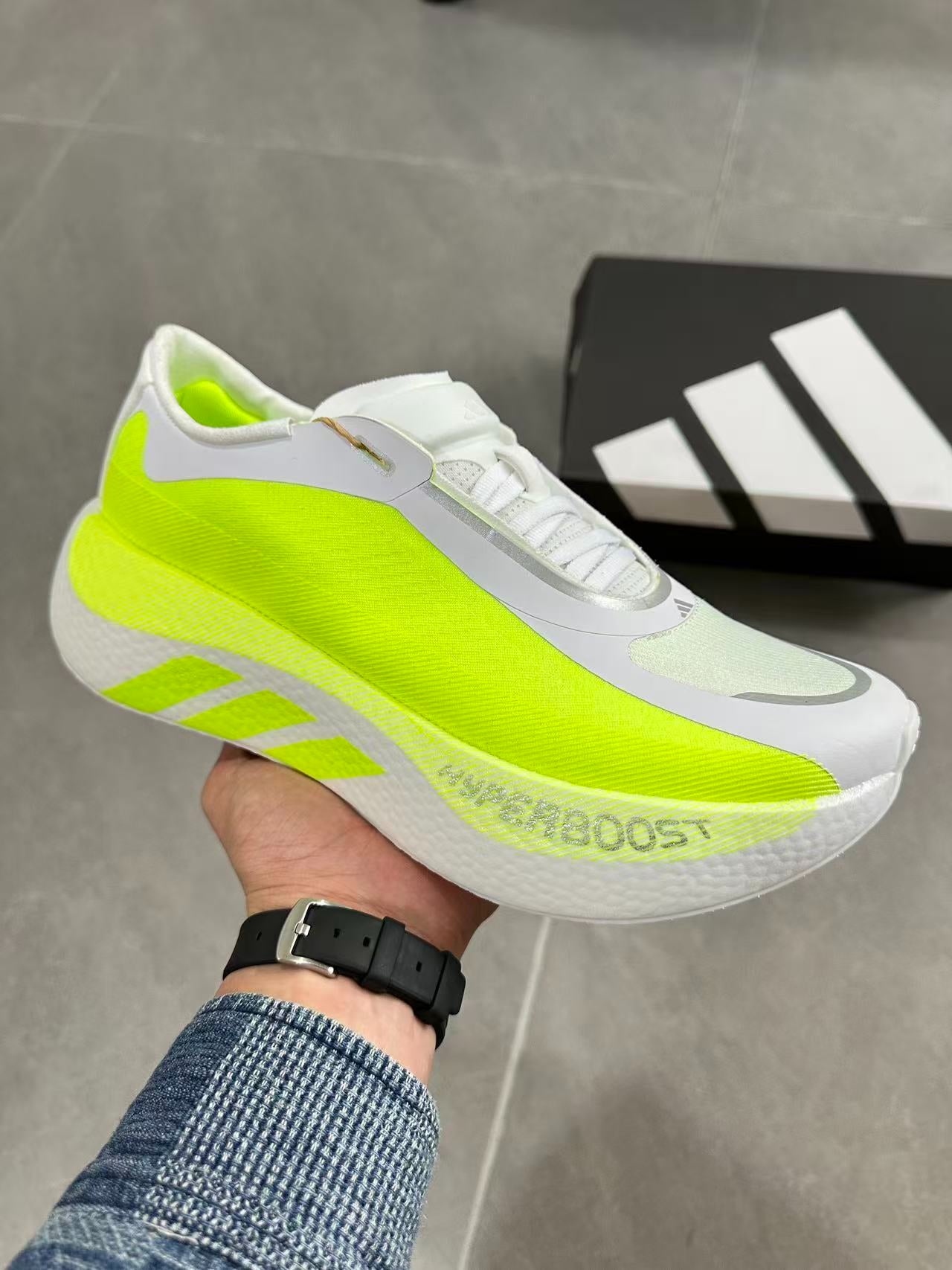 Adidas HYPERBOOST EDGE Running Shoes White | Yellow