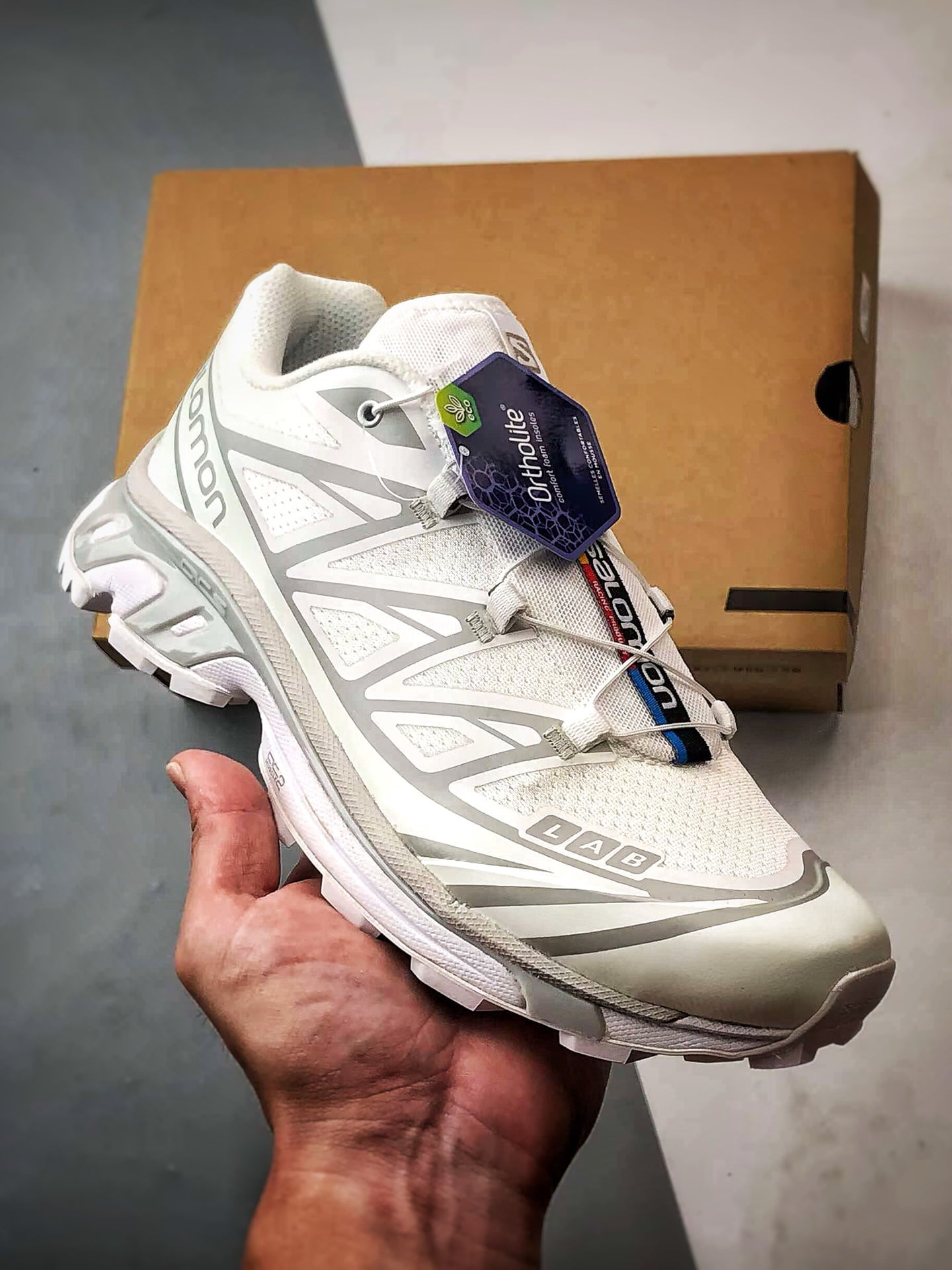 Salomon XT-6 “White Lunar Rock”