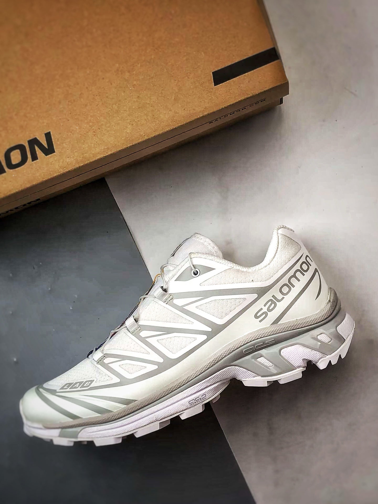 Salomon XT-6 “White Lunar Rock”