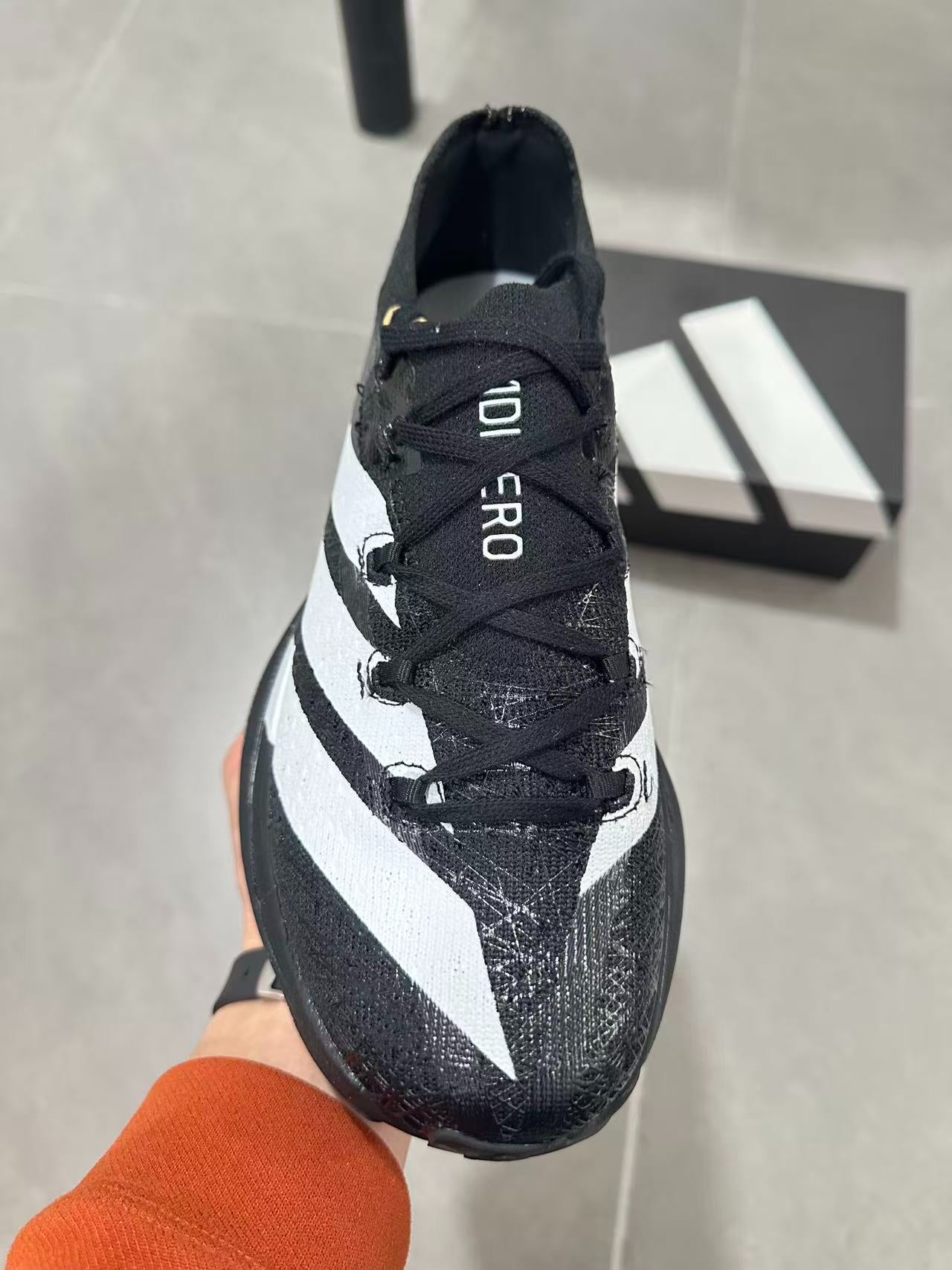 Adidas Adizero Prime X3 Strung Shoes Black | White