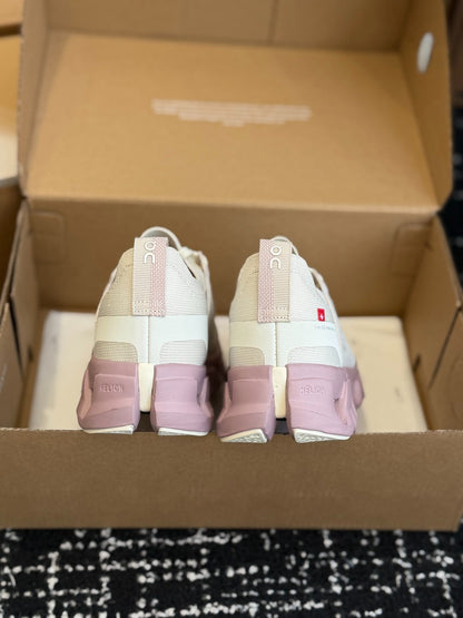 White Dusty Pink On Cloudswift 4 CloudTec Cushion Sneakers Breathable Mesh Women Running Shoes