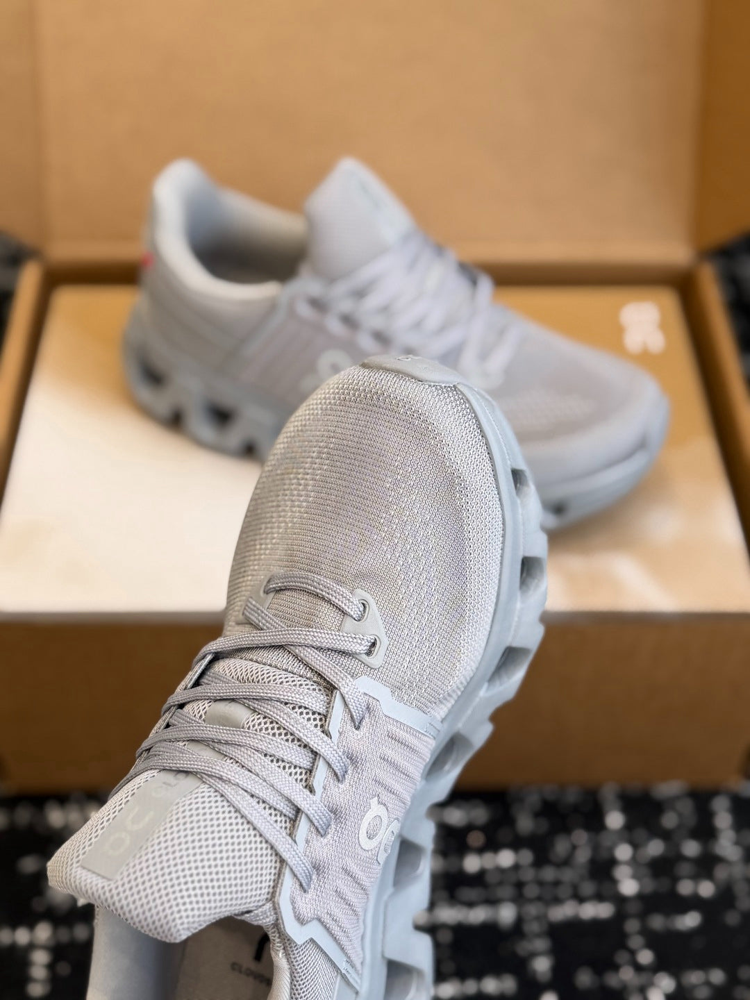Alloy Gray On Cloudswift 4 Mesh Upper Daily Jogging Walking Sneakers