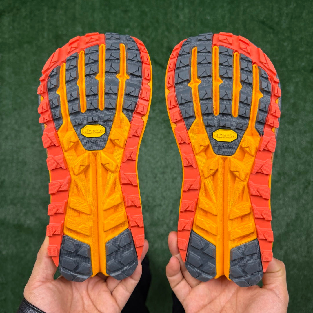 Altra Olympus 6 Grey Orange Yellow Zero Drop Breathable Trail Running Sneakers