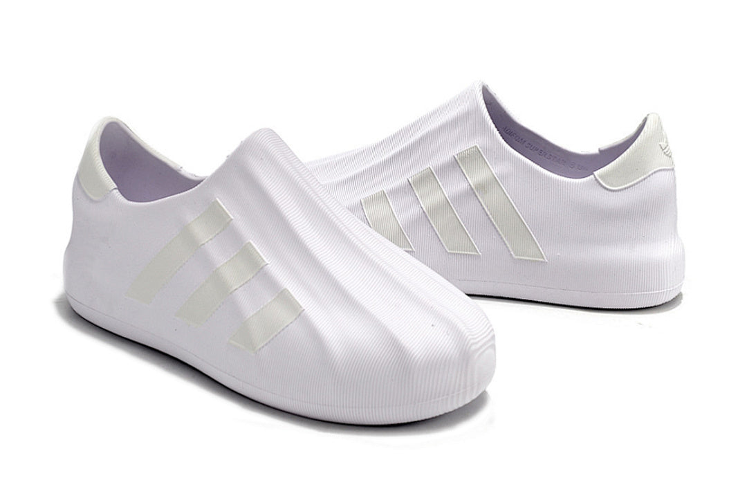 Adidas Originals AdiFOM Superstar "Triple White" Slip-On Shoes