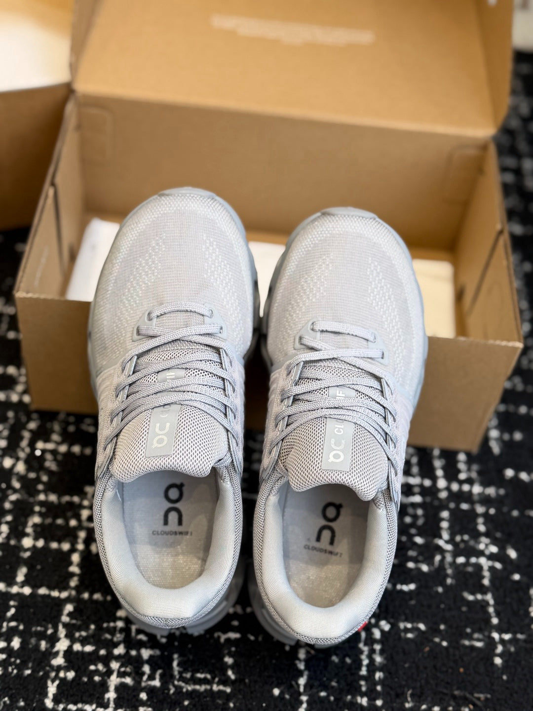 Alloy Gray On Cloudswift 4 Mesh Upper Daily Jogging Walking Sneakers