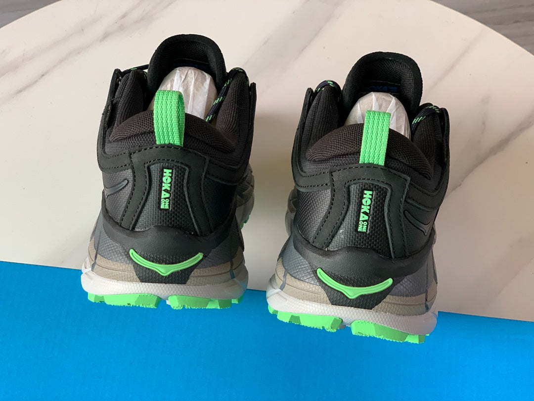 HOKA Ultra Low Gore-Tex Black | Lime Green