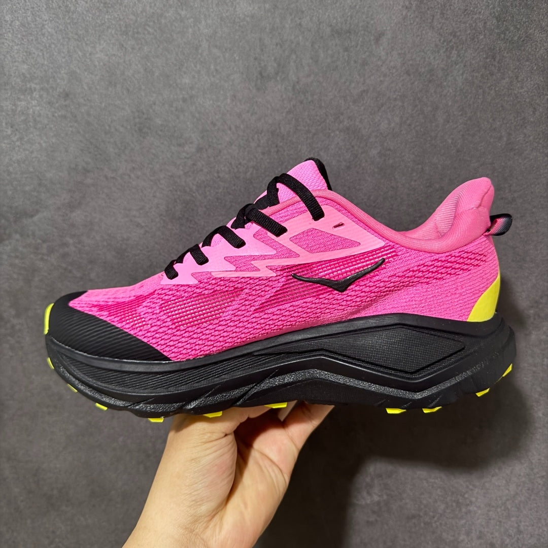 HOKA Challenger 8 All-Terrain Sneakers - Neon Rose