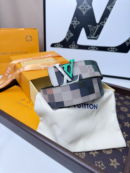 Louis Vuitton LV Initiales Damoflage 40mm Reversible Men's Belt