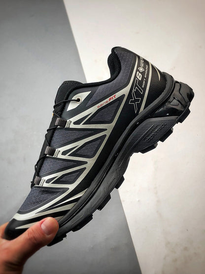 Salomon XT-6 GORE-TEX “Black Ebony Lunar Rock”