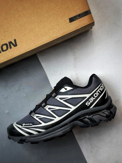 Salomon XT-6 GORE-TEX “Black Ebony Lunar Rock”