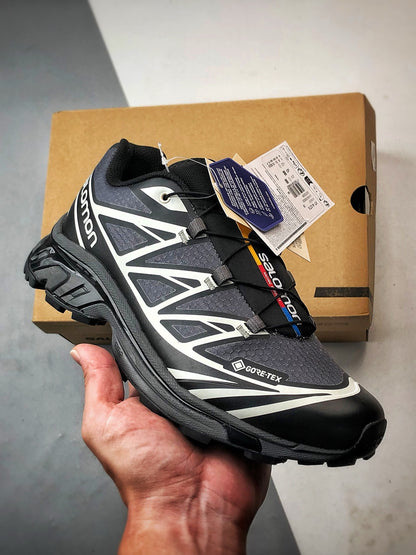 Salomon XT-6 GORE-TEX “Black Ebony Lunar Rock”