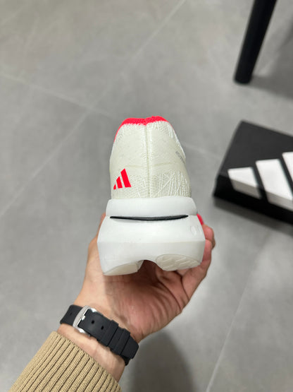 Adidas ADIZERO ADIOS PRO 4 (Cloud White / Black / Red colorway)