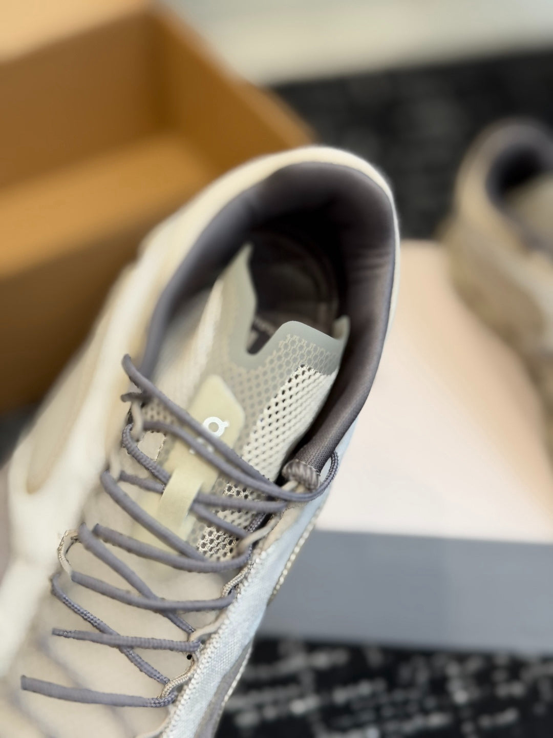 On Cloudnova Vintage Taupe Retro Suede All-Day Comfort Cloud Foam Walking Sneakers