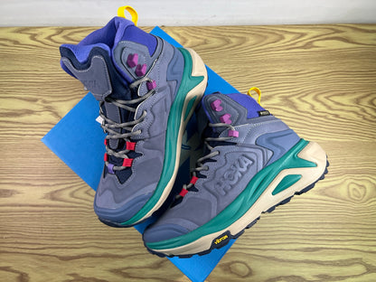 Hoka M Kaha 3 GTX Hiking Boot Dusty Purple|Jade Green