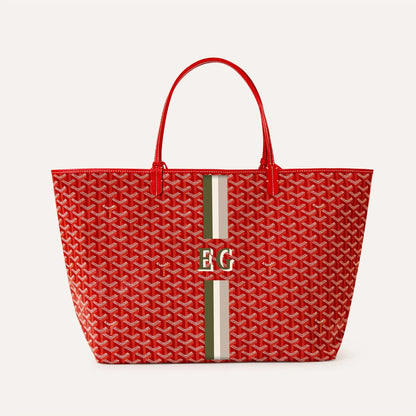 Goyard Saint Louis GM bag Stripes and Initials