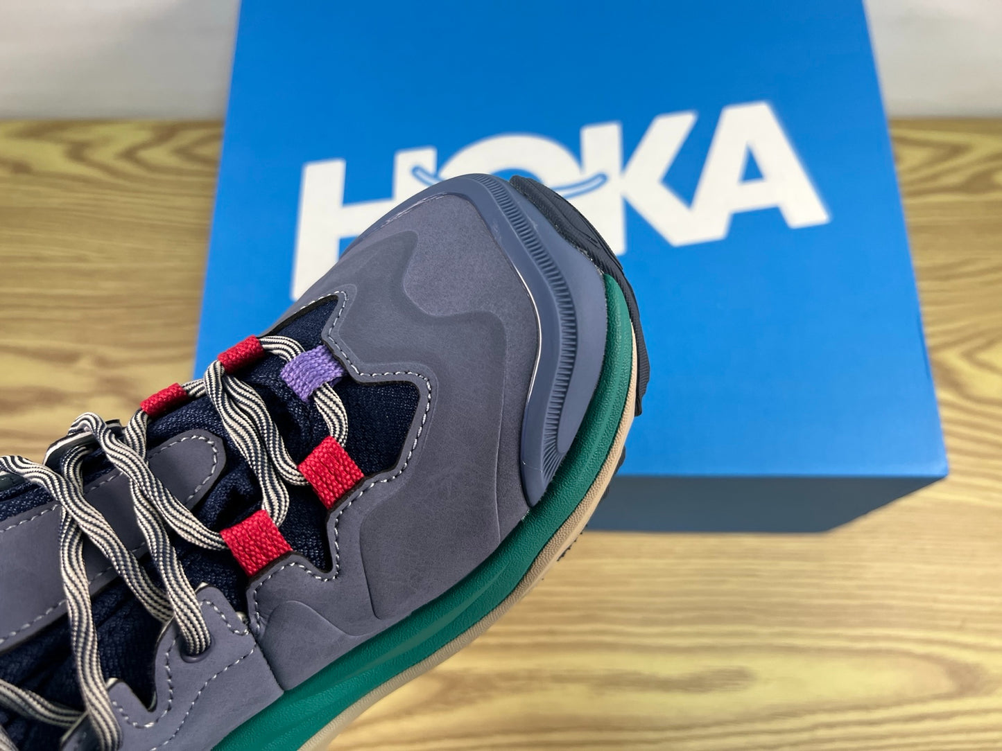 Hoka M Kaha 3 GTX Hiking Boot Dusty Purple|Jade Green