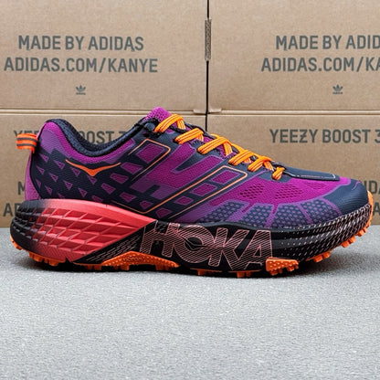 Hoka Speedgoat 2 Dark Purple | Bright Orange