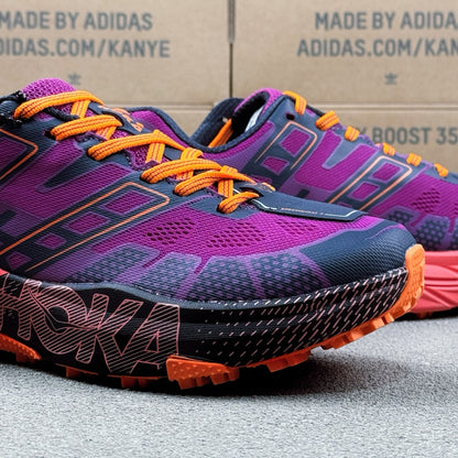 Hoka Speedgoat 2 Dark Purple | Bright Orange