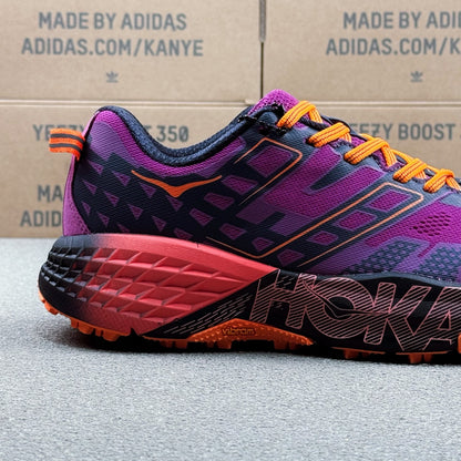 Hoka Speedgoat 2 Dark Purple | Bright Orange