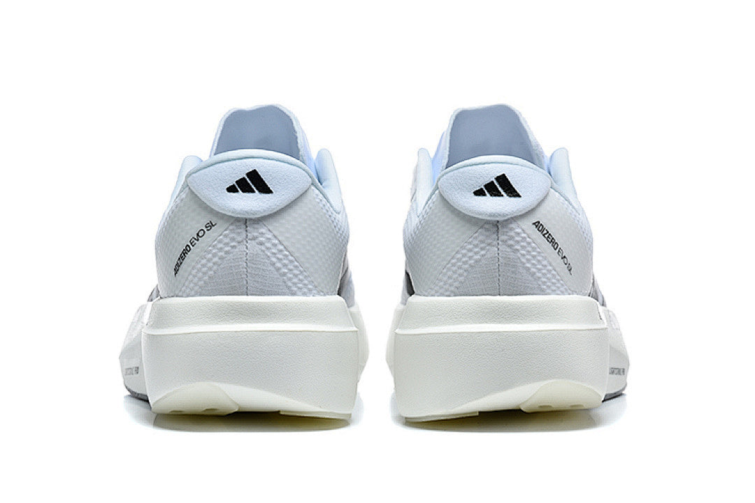 Adidas Adizero Evo SL Running Shoes in Cloud White / Core Black