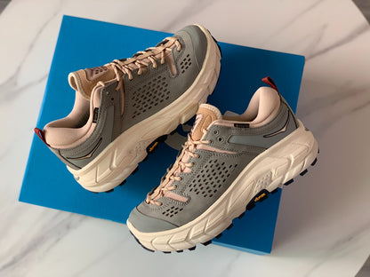 HOKA Ultra Low Gore-Tex Cement Gray | Nude Pink