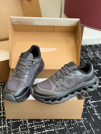 On Cloudtilt Remix All Black All-Day Comfort Cloud Foam Walking Athletic Sneakers