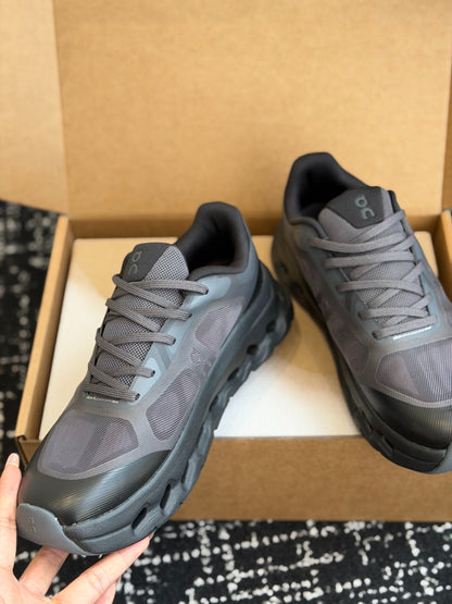 On Cloudtilt Remix All Black All-Day Comfort Cloud Foam Walking Athletic Sneakers