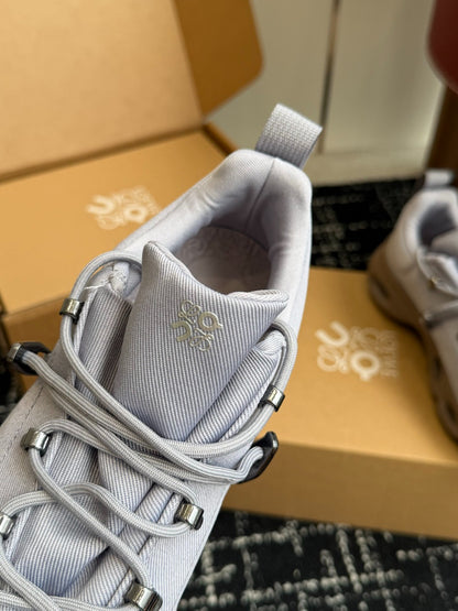 Unisex On Loewe Cloudtilt Light Grey Waterproof Outdoor Hiking Sneakers Cloud Cushion Casual Trail Trainers