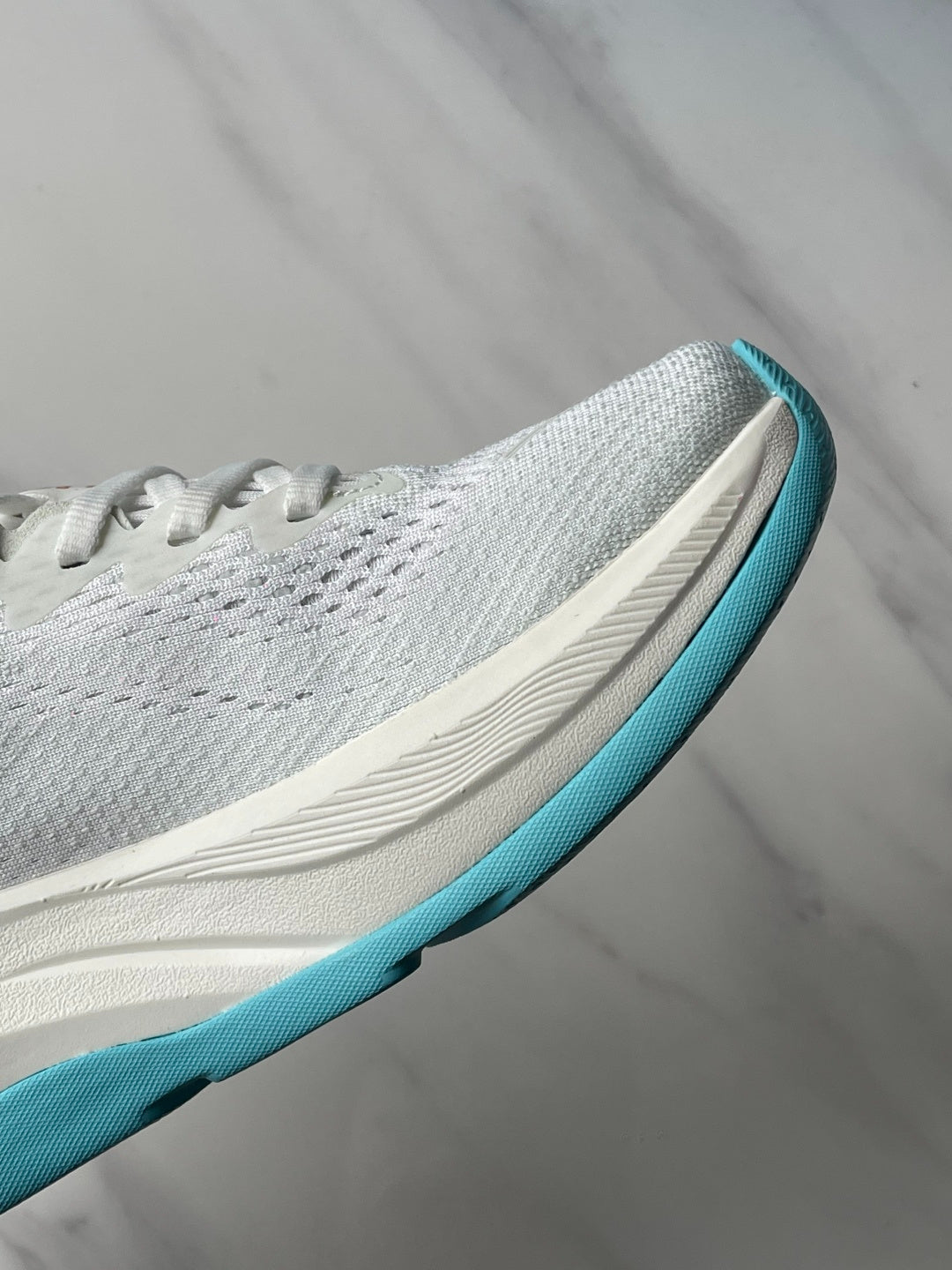 Hoka Rincon 4 Running Shoe White | Ice Blue