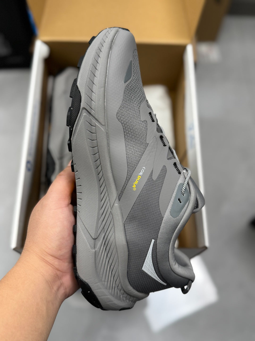 Hoka Transport GTX Cement gray-green
