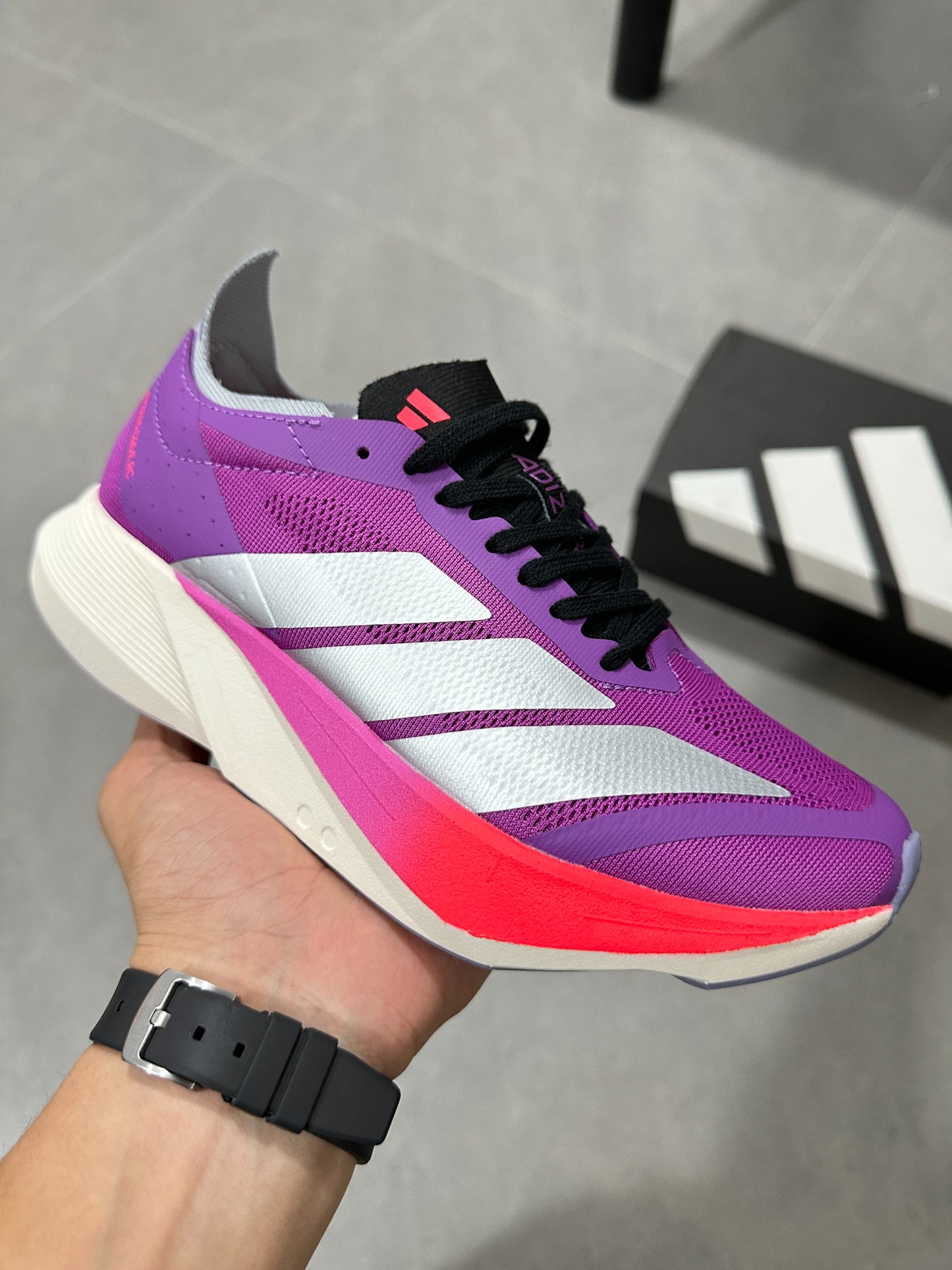 Adidas Adizero Drive RC Running Shoes Silver | Purple